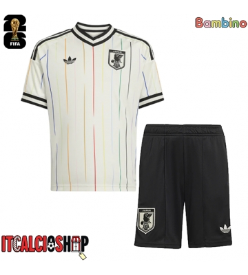 Giappone Seconda Maglia Bambino Mondiali 2026 Manica Corta (+ Pantaloni corti)